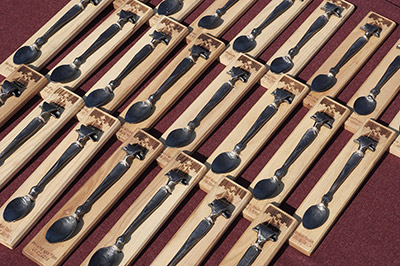 Wooden gift boxes and souvenirs